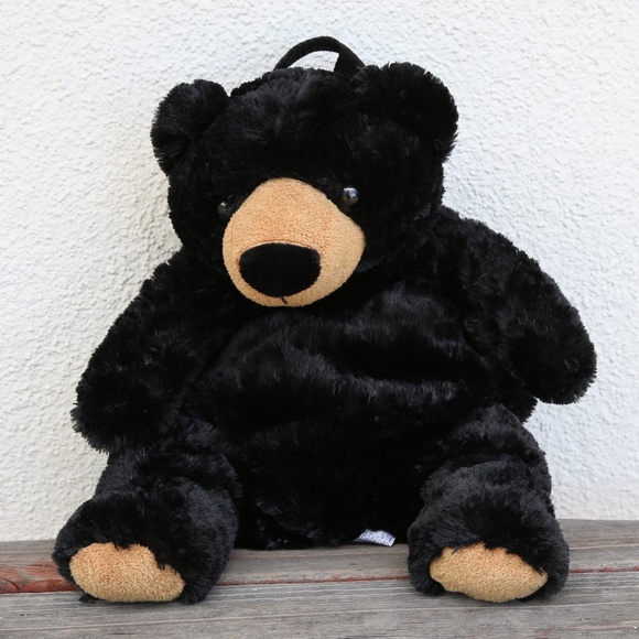 Plush Teddy Bear Toy Backpack Vintage